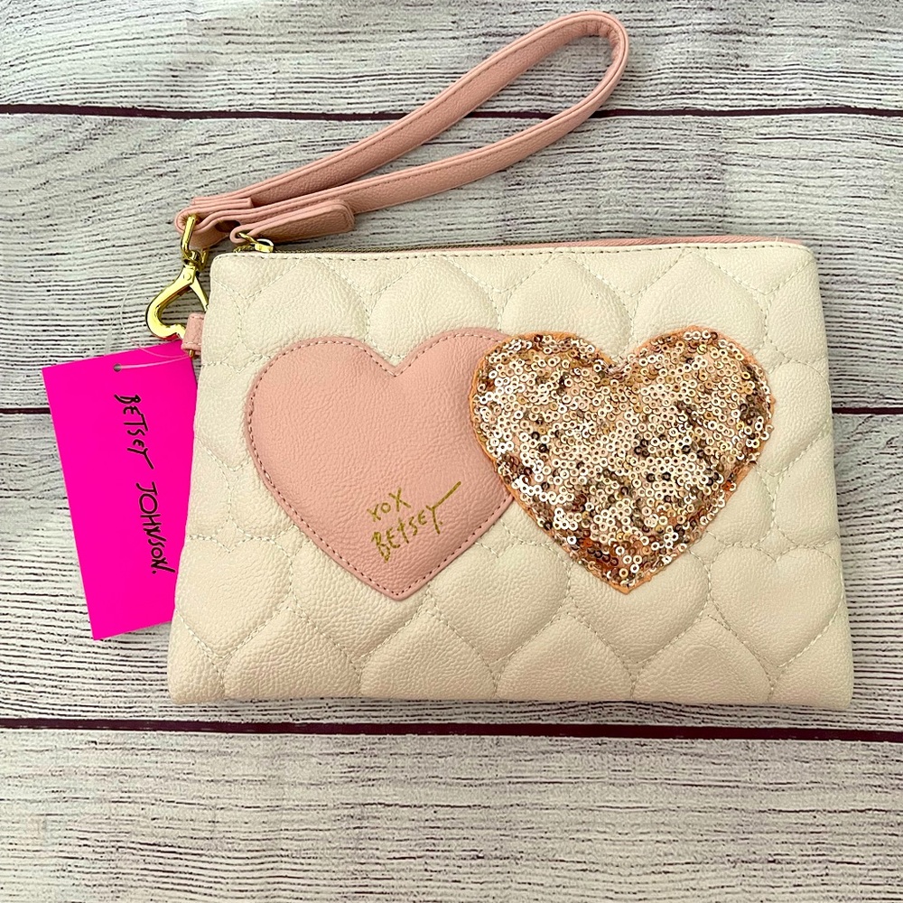 Betsey Johnson XL Wristlet